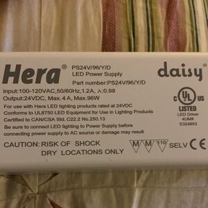 Hera Daisy LED Power Supply (New In Box)